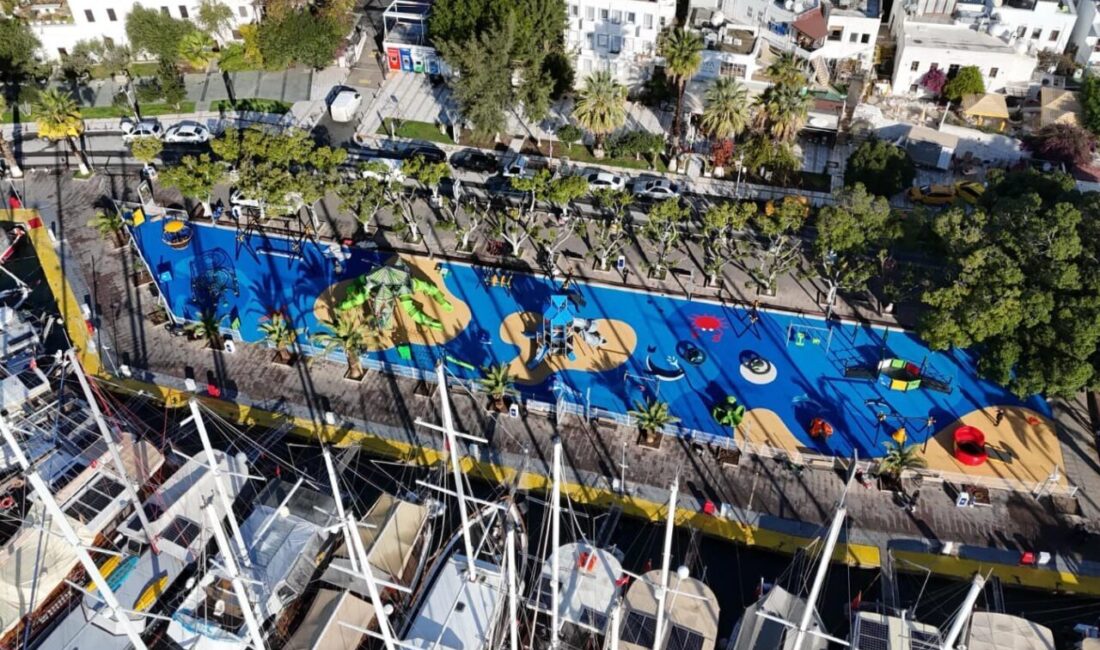 Muğla Büyükşehir Belediyesi Bodrum’da gerçekleştirdiği yatırım kapsamında engelli bireylerin erişimine