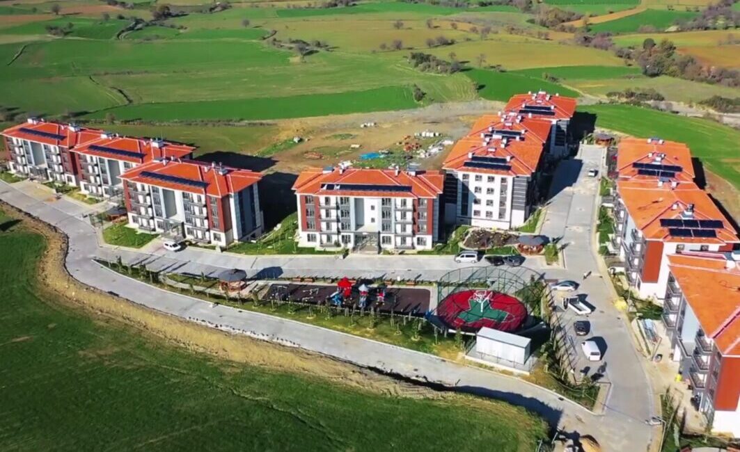 TOKİ tarafından Edirne’nin Keşan ilçesi Yenimuhacir Mahallesi’nde inşa edilen 156