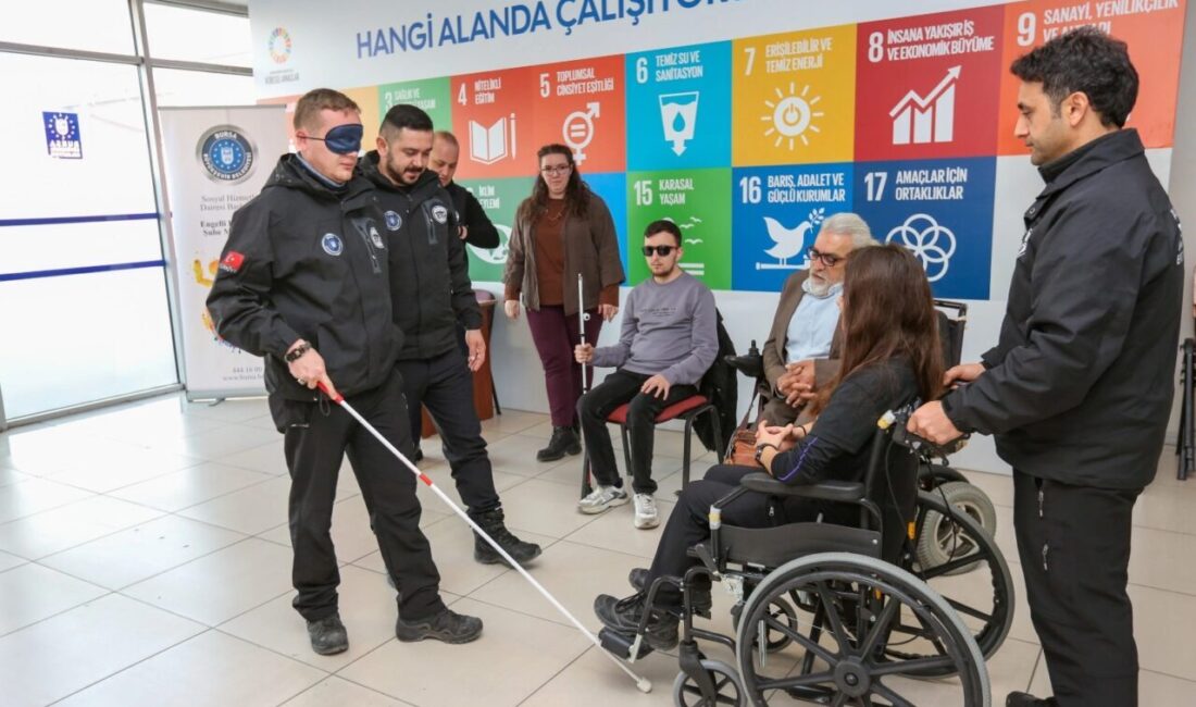 Bursa Büyükşehir Belediyesi, özel gereksinimli bireylerin yaşamın her alanında yer