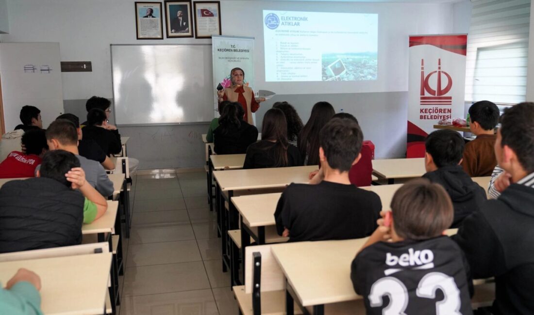 Ankara Keçiören Belediyesi tarafından çevre bilincini artırmak amacıyla yürütülen eğitim