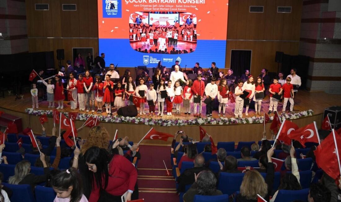 Ankara Büyükşehir Belediyesi, 23 Nisan Ulusal Egemenlik ve Çocuk Bayramı’nda çocukları