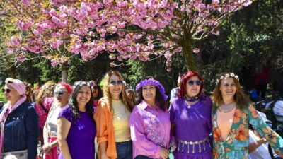 Ankara Büyükşehir Belediyesi’ne bağlı kadın lokallerinin üyelerinin katılımıyla Dikmen Vadisi’nde