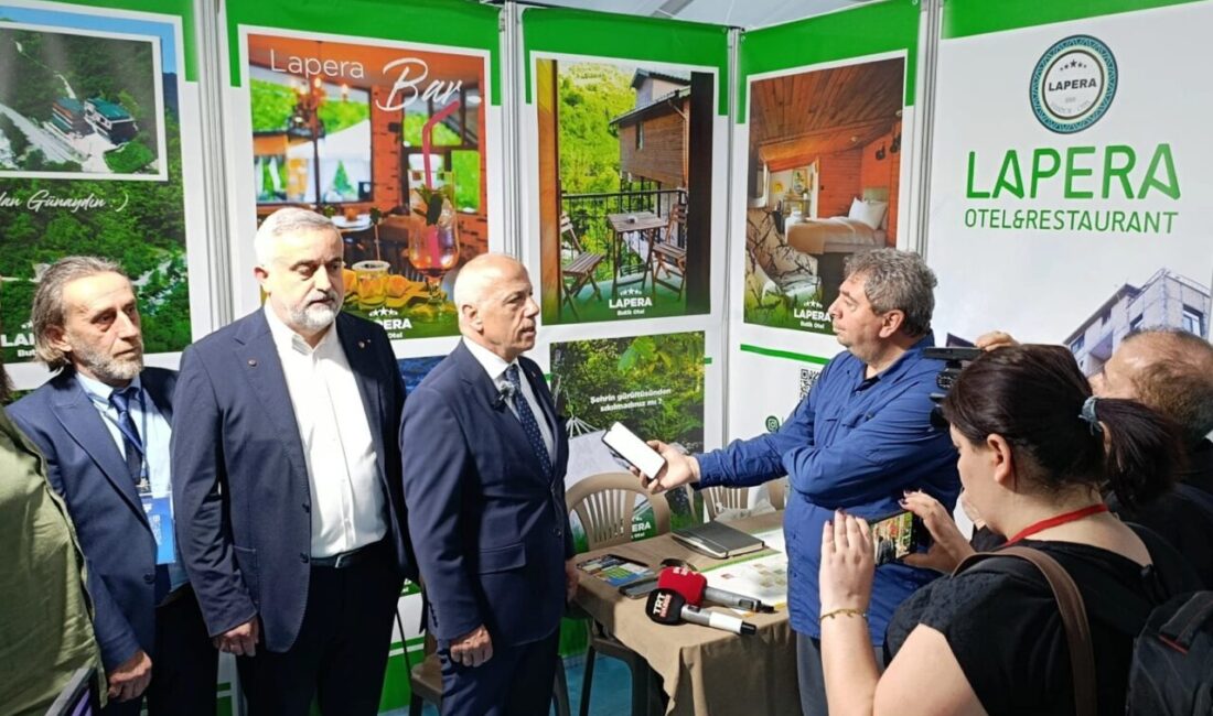 1. Uluslararası Kaçkar Turizm Fuarına katılan Artvin Ticaret Borsası Başkanı