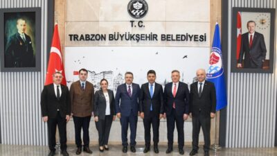 Ulaştırma ve Altyapı Bakan Yardımcısı Osman Boyraz, Trabzon Büyükşehir Belediye