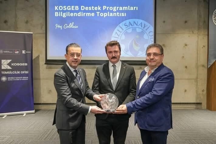 KOSGEB iş birliğinde Denizli Sanayi Odası ev sahipliğinde düzenlenen bilgilendirme