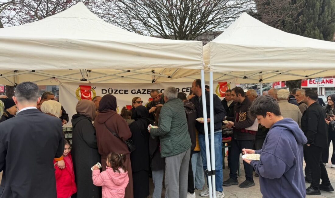 Düzce Gazeteciler Cemiyeti, birlik ve dayanışma ruhunu pekiştirmek amacıyla Cuma