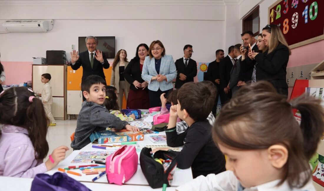 Gaziantep Büyükşehir Belediye Başkanı Fatma Şahin, “Şehrim Okulum” Projesi ile