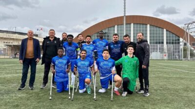 Ampute Futbol Süper Ligi 19. hafta mücadelesinde Gebze Belediyesi Ampute