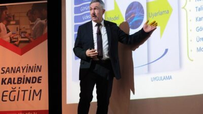 TÜBA üniversite konferansları kapsamında Prof. Dr. Mehmet Çelik’i ağırlayan GTÜ'de,