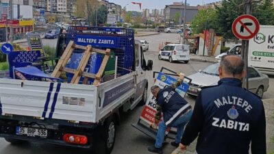 İstanbul'da Maltepe Belediyesi Zabıta Müdürlüğü ekipleri, Fındıklı Mahallesi’nde gerçekleştirdiği kapsamlı