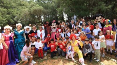 İzmir'de Güzelbahçe Belediyesi, 23 Nisan'ı Ayşe Mayda Spor Tesisleri'ndeki etkinliklerle