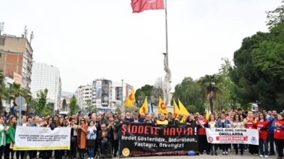 Tüm Türkiye’yi yasa boğan okul saldırılarına karşı, Bornova Kent Konseyi