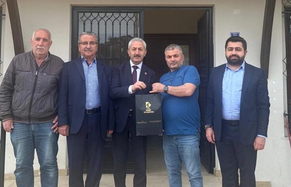 Kocaeli İzmit Belediyesi heyeti, Çubuklu Osmaniye Mahalle Muhtarı Nurettin Güneş