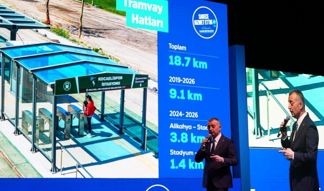 Kocaeli Büyükşehir Belediye Başkanı Tahir Büyükakın metro ve tramvay projelerini
