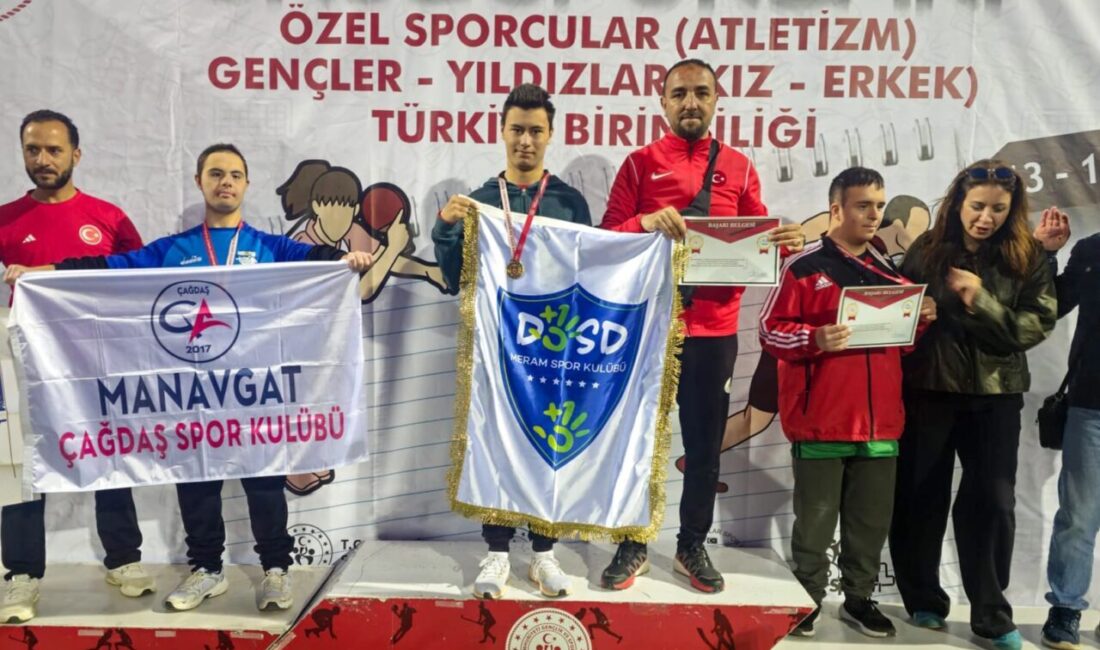 DOSD Meram Spor Kulübü’nün özel sporcuları Samsun’da tarih yazdı. 54