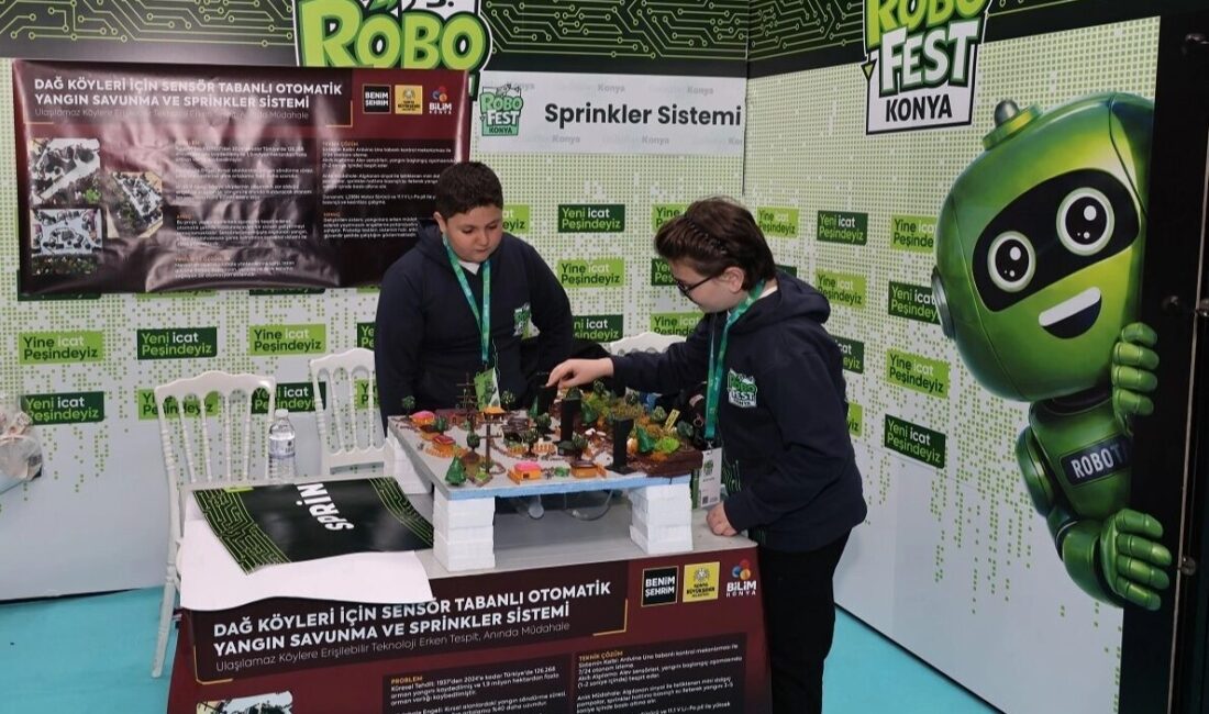 Karatay’da robotik ve teknoloji heyecanı üçüncü kez yaşanıyor.  ROBOFEST