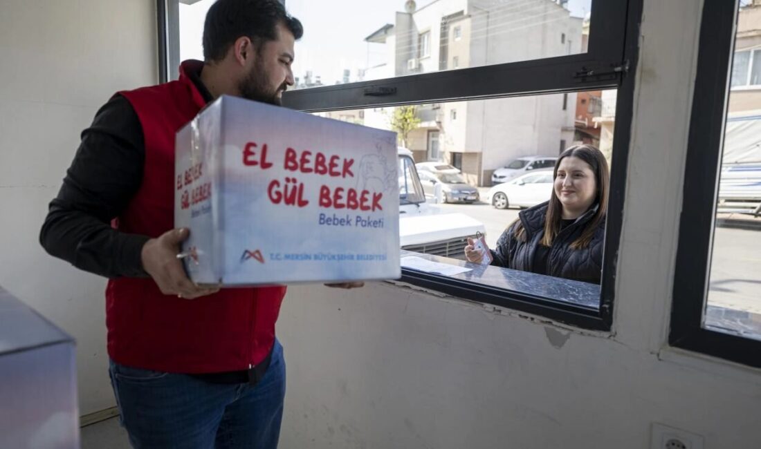 Mersin Büyükşehir Belediyesi’nin, dar gelirli ailelerin bebeklerinin temel ihtiyaçlarını karşılamak