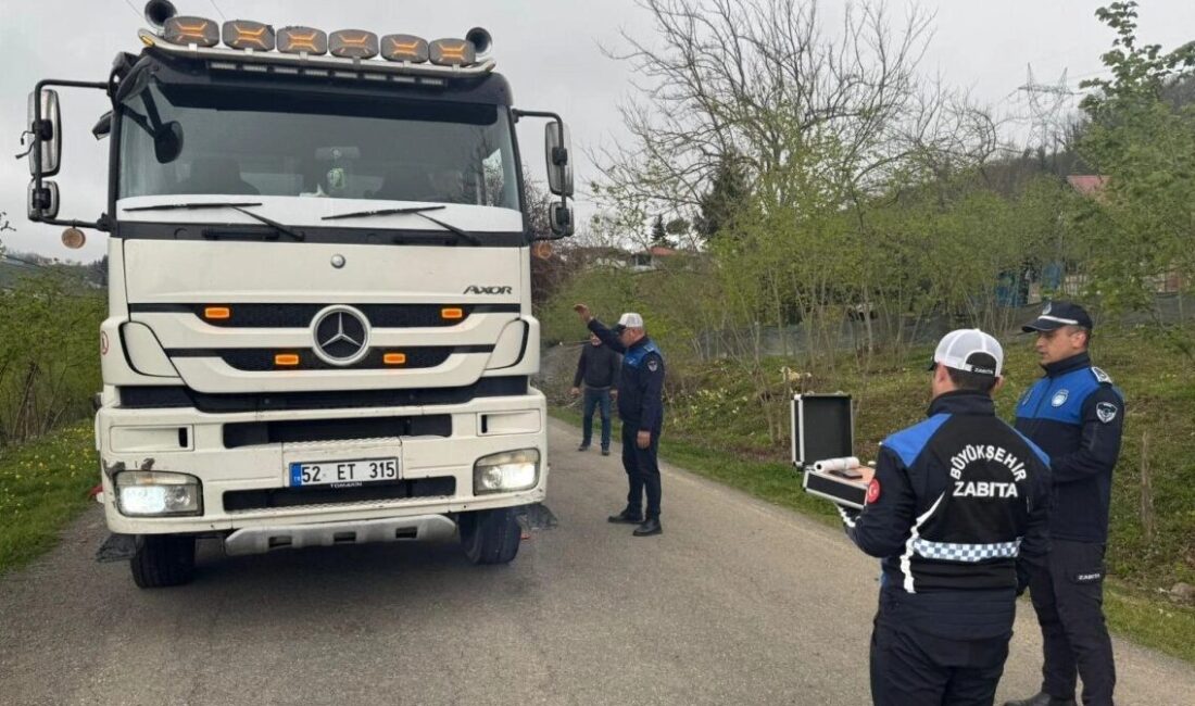 Ordu Büyükşehir Belediyesi Zabıta Dairesi Başkanlığı ekipleri tarafından, il genelinde