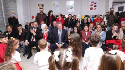 Osmangazi Belediyesi’nin kreş ve gündüz bakım evlerinde eğitim gören öğrenciler,