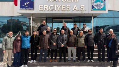 Kayseri’ye gelen Rusya ve Türkmenistanlı iş insanları, Erciyes’in turizm potansiyelini