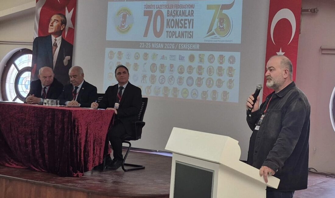 İnternet Gazetecileri Federasyonu (İGF) Başkan Yardımcısı Serkan Torun, Eskişehir’de düzenlenen