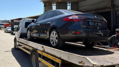 Uzunköprü Belediye Başkanı Ediz Martin, makam aracının arızalanmasıyla karşı karşıya