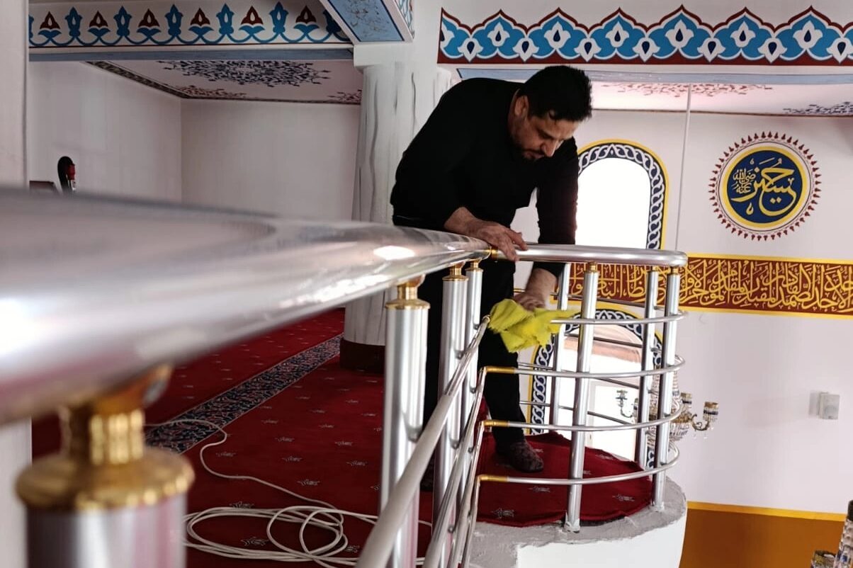 Ağrı’da Cezmi Gök Camii’nde görev yapan Hafız Cesim Aşantuğrul, Kurban