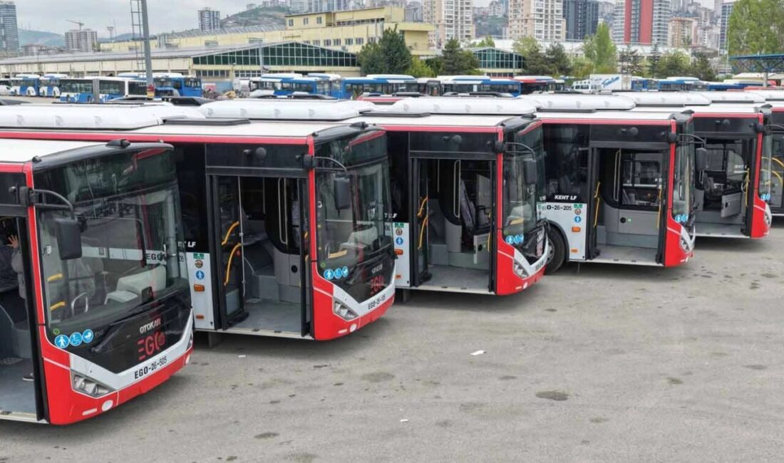 Ankara Büyükşehir Belediyesi EGO Genel Müdürlüğü, toplu taşıma araç filosunun
