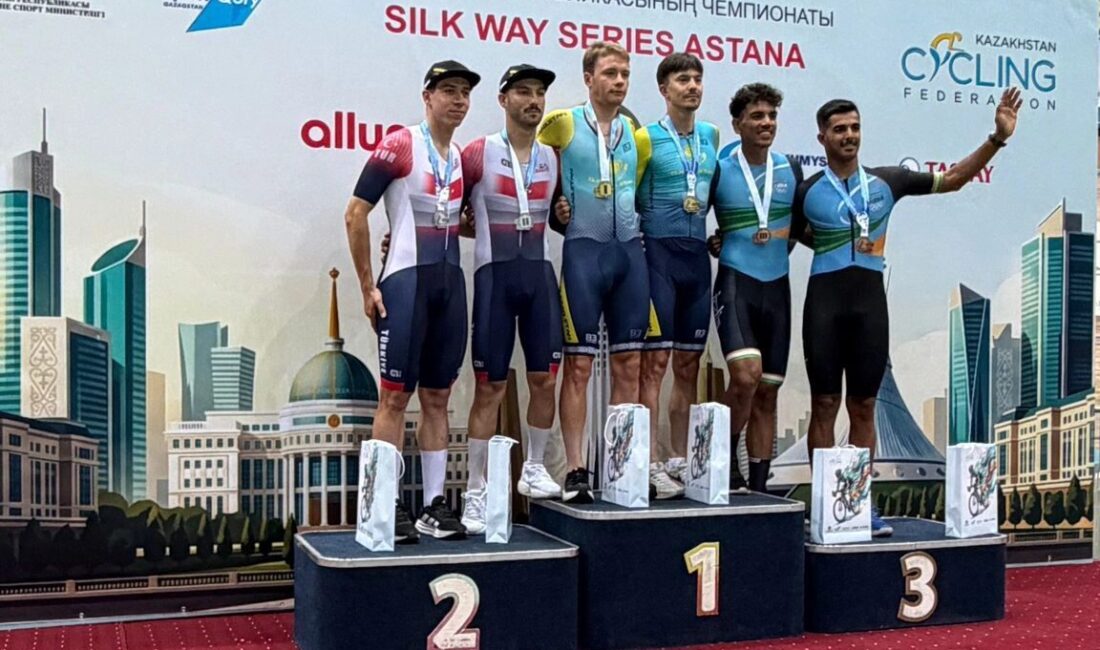 UCI C1 Silk Way Series Astana pist bisikleti yarışlarında milli