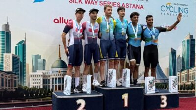 UCI C1 Silk Way Series Astana pist bisikleti yarışlarında milli