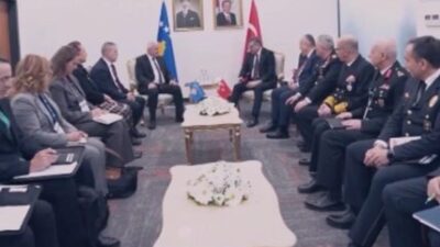 İçişleri Bakanı Mustafa Çiftçi, SAHA 2026 Fuarı'nda Kosova Bakanı Xhelal
