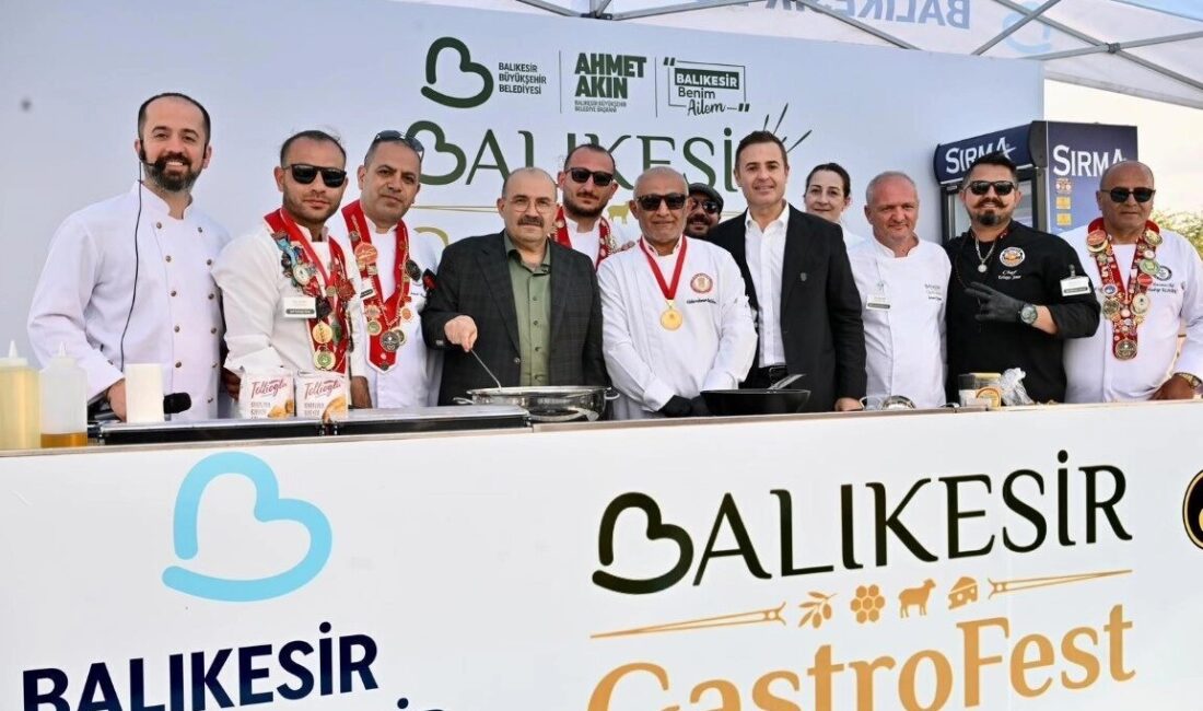 Balıkesir Büyükşehir Belediyesi tarafından gerçekleştirilen 1. Uluslararası Balıkesir Gastronomi Festivali