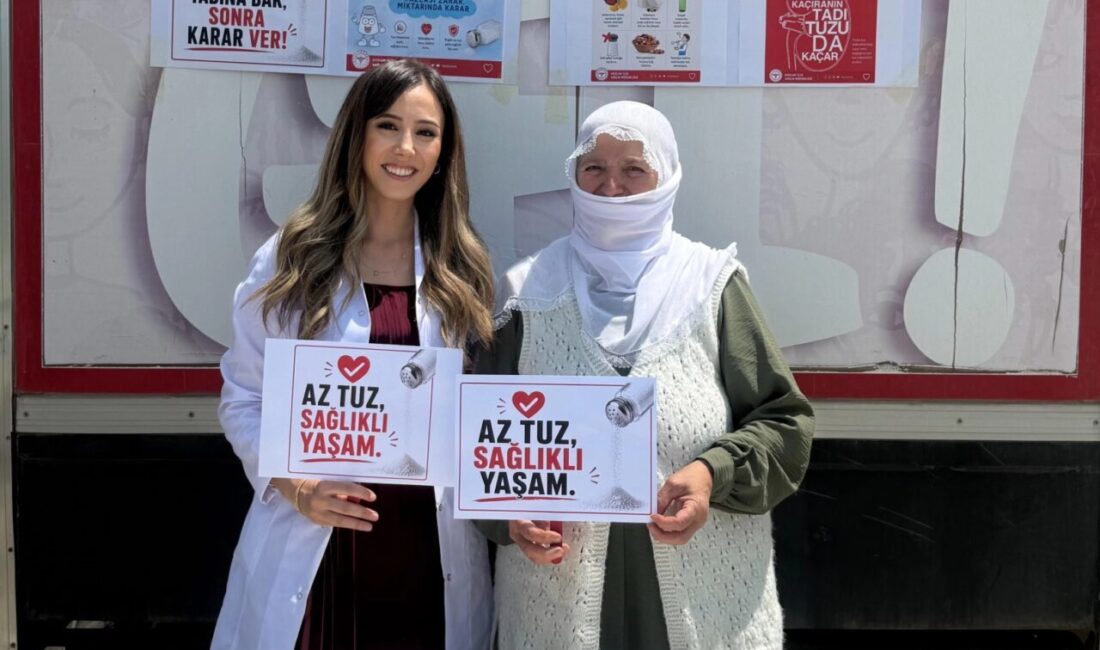 Batman Kozluk’ta tuz farkındalığı Batman'ın Kozluk ilçesinde Dünya Tuza Dikkat Haftası kapsamında farkındalık çalışması