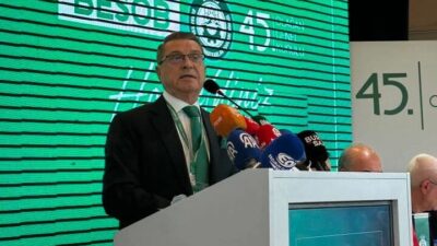 Bursa Esnaf ve Sanatkarlar Odaları Birliği seçimlerinde mevcut başkan Fahrettin
