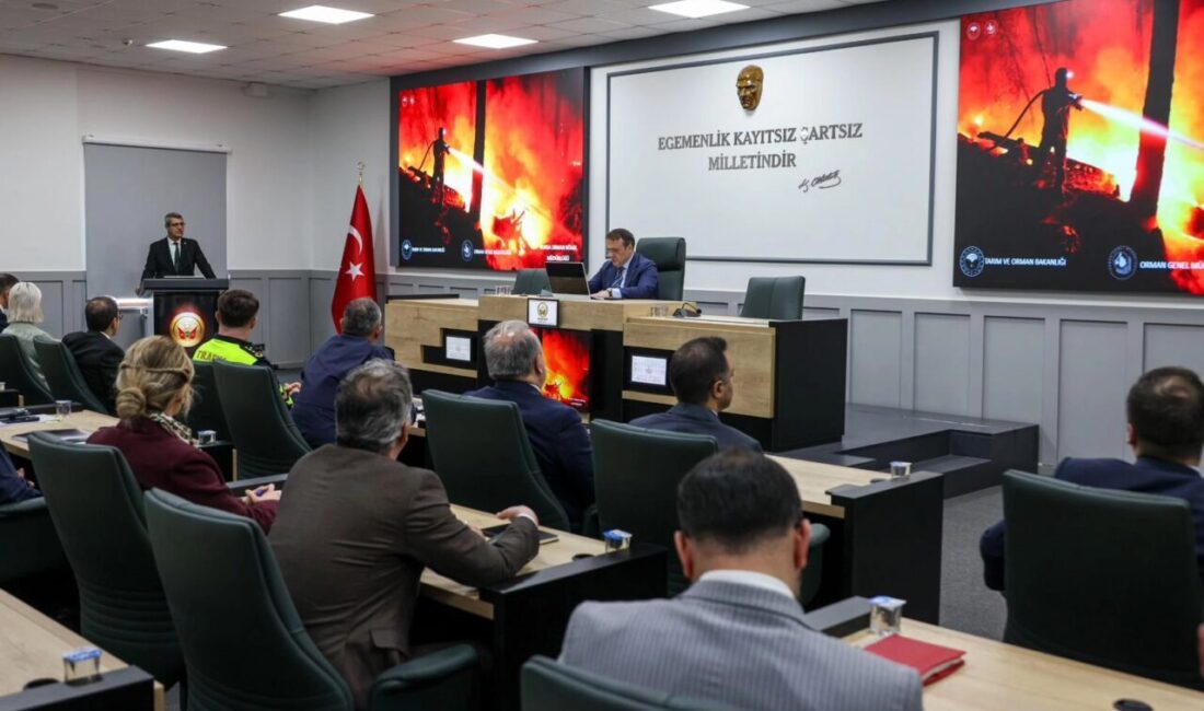 Bilecik Valisi Faik Oktay Sözer başkanlığında düzenlenen “2026 Orman Yangınlarını