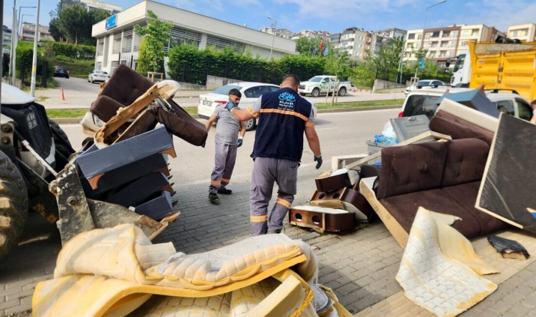 Bursa Nilüfer Belediyesi bayram boyunca sahada Kurban Bayramı süresince halk sağlığını korumak ve kent temizliğini sağlamak