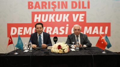 Bursa'da Nilüfer Belediyesi tarafından düzenlenen “Müşterek Mekan Buluşmaları” etkinliğine, “Barışın