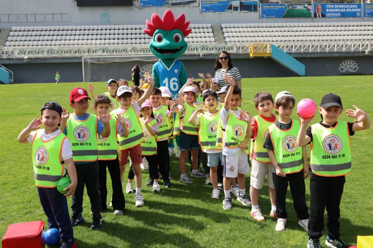 Bu yıl 24’üncüsü düzenlenen Nilüfer Uluslararası Spor Şenlikleri’nde okul öncesi