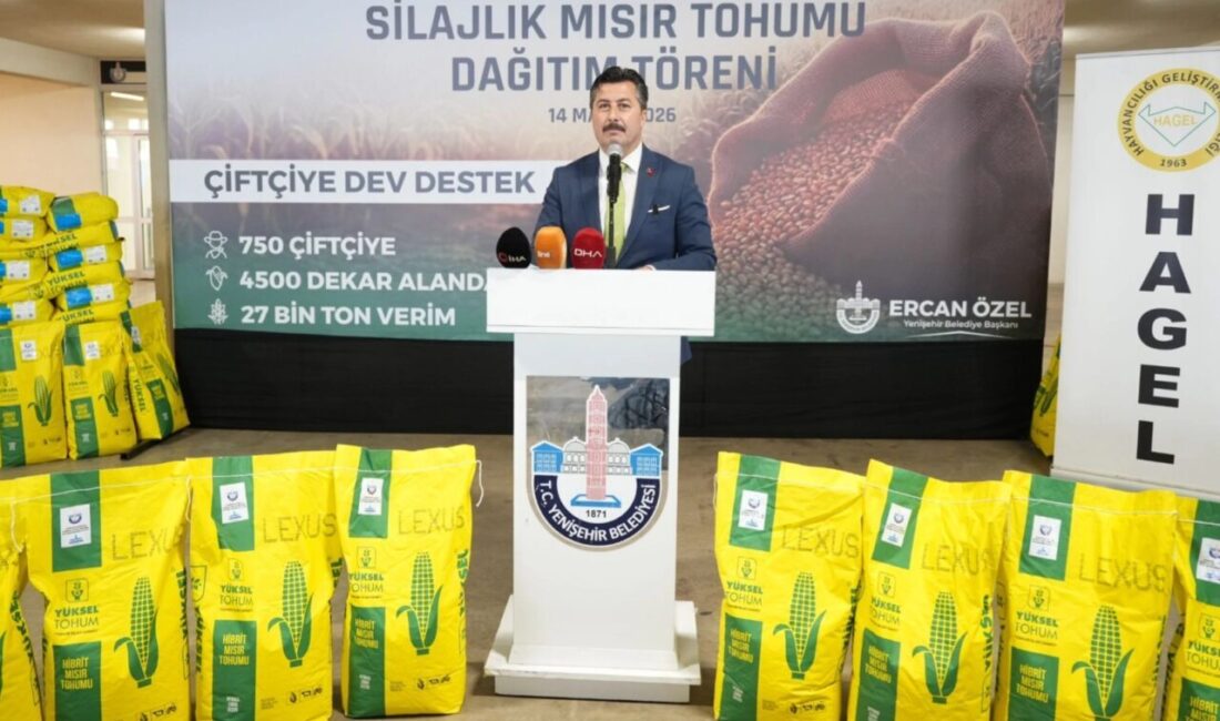 Bursa Yenişehir’de 750 çiftçiye mısır tohumu desteği Bursa Yenişehir Belediyesi, 14 Mayıs Dünya Çiftçiler Günü’nde düzenlediği programda