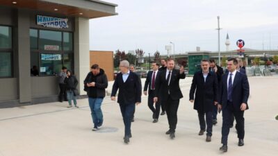 Bursa Büyükşehir Belediye Başkan Vekili Şahin Biba, İstanbul'da Sabiha Gökçen