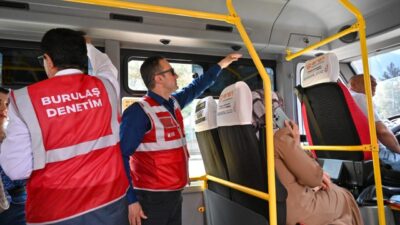 Bursa Büyükşehir Belediyesi, hava sıcaklıklarının artmasıyla birlikte toplu taşıma araçlarında
