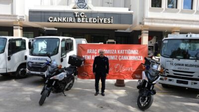 Çankırı Belediyesi, araç filosunu güçlendirmeye devam ediyor. Belediye bünyesine altı