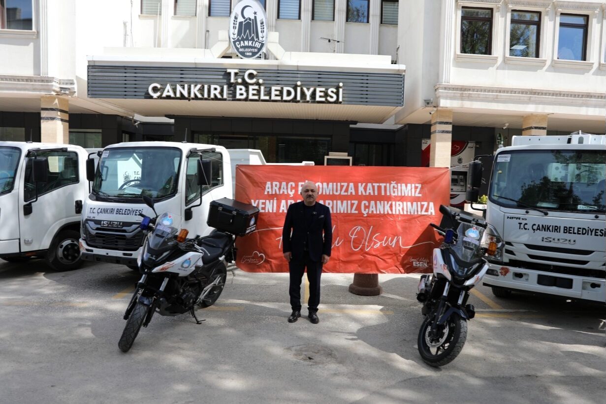 Çankırı Belediyesi, araç filosunu güçlendirmeye devam ediyor. Belediye bünyesine altı