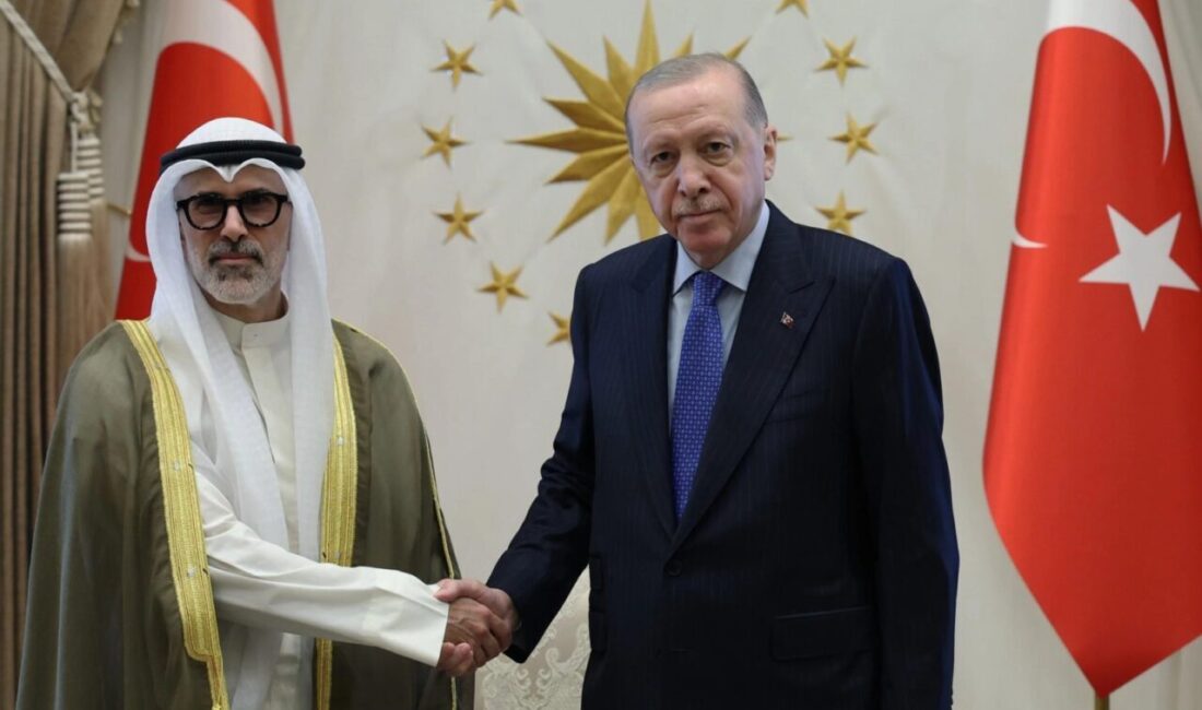 Cumhurbaşkanı Recep Tayyip Erdoğan, Kuveyt Dışişleri Bakanı Cerrah el-Ahmed es-Sabah'ı