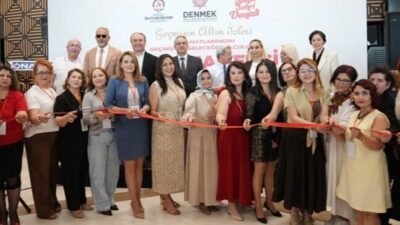 Denizli Büyükşehir Belediyesi’nin el sanatları kurslarında üretilen 4 binin üzerinde