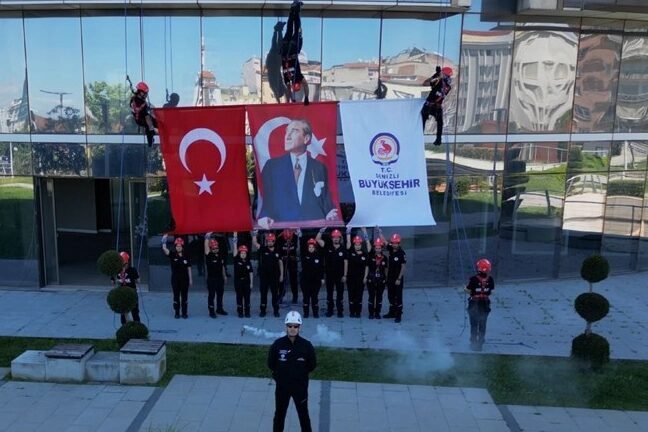 Denizli’de nefes kesen gösteri Denizli Büyükşehir Belediyesi, 19 Mayıs Atatürk’ü Anma, Gençlik ve Spor