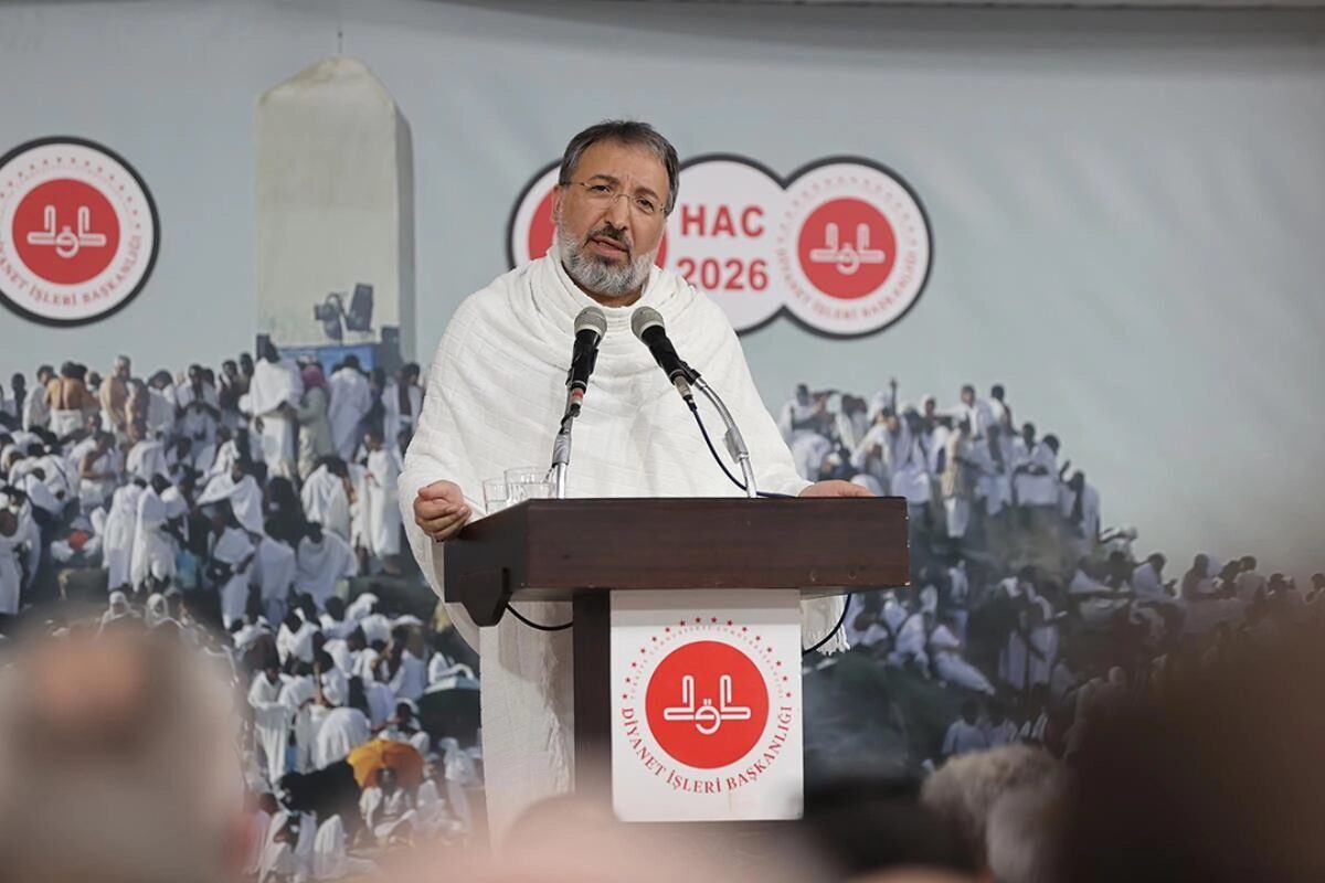Diyanet İşleri Başkanı Safi Arpaguş, Arafat Vakfesi'nde milyonlarca Müslüman için