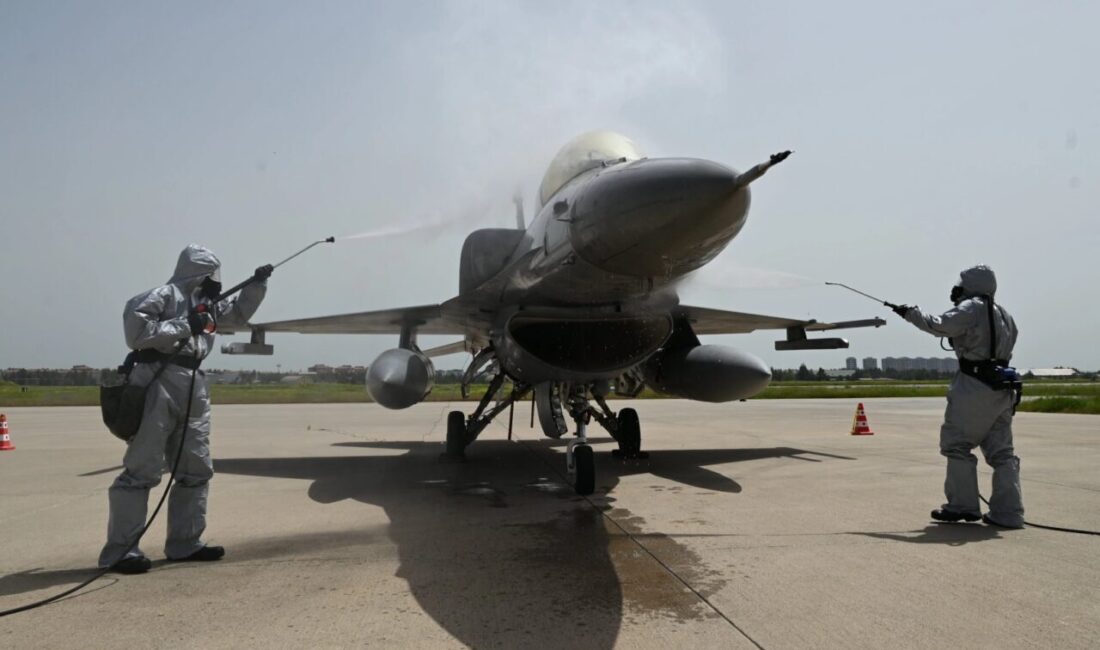 Milli Savunma Bakanlığı tarafından Diyarbakır’daki 8’inci Ana Jet Üs Komutanlığı’nda