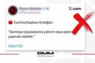 İletişim Başkanlığı bünyesindeki Dezenformasyonla Mücadele Merkezi (DMM), bazı sosyal medya
