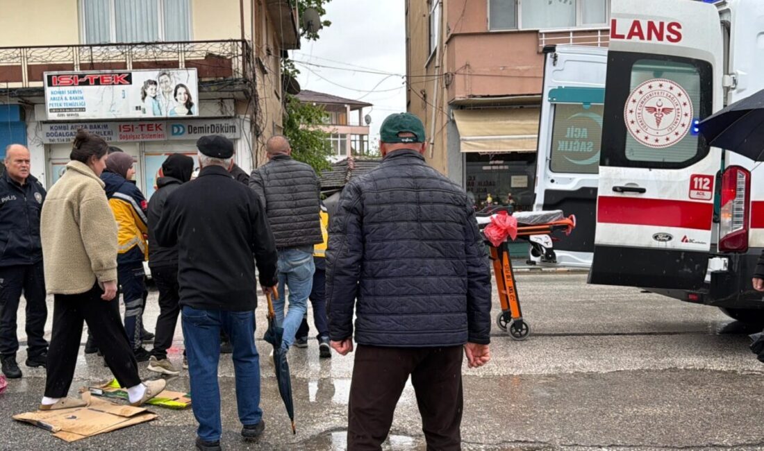 Düzce’de otomobilin çarptığı yaya yaralandı.
